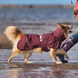 Hurtta Mudventure Coat Eco Eggplant lietpaltis