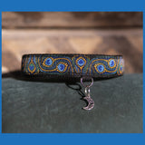 MEDEINA - 2,5 cm pločio austos juostos antkaklis