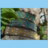 AGRASTAI - 4 cm pločio austos juostos antkaklis