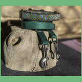 MEDEINA - 2,5 cm pločio austos juostos antkaklis