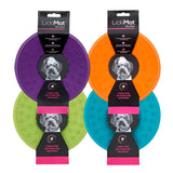 LickiMat SPLASH lėto vangymo dubenėlis - kilimėlis kibia nugarėle