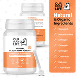 OURDOGSLIFE NATURAL PLAQUE AWAY natūralūs dantų apnašų šalinimo milteliai