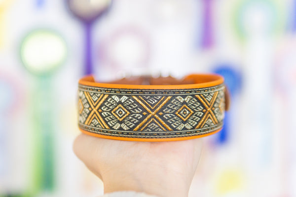 4 cm biotano antkaklis su juosta ir sumažinta 2,5 sagtimi, 33-41 cm