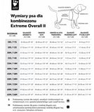 Hurtta Extreme Overall II Arctic Sea - šiltas kombinezonas šunims