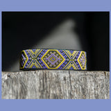 PERKŪNAS - 2,5 cm pločio austos juostos antkaklis